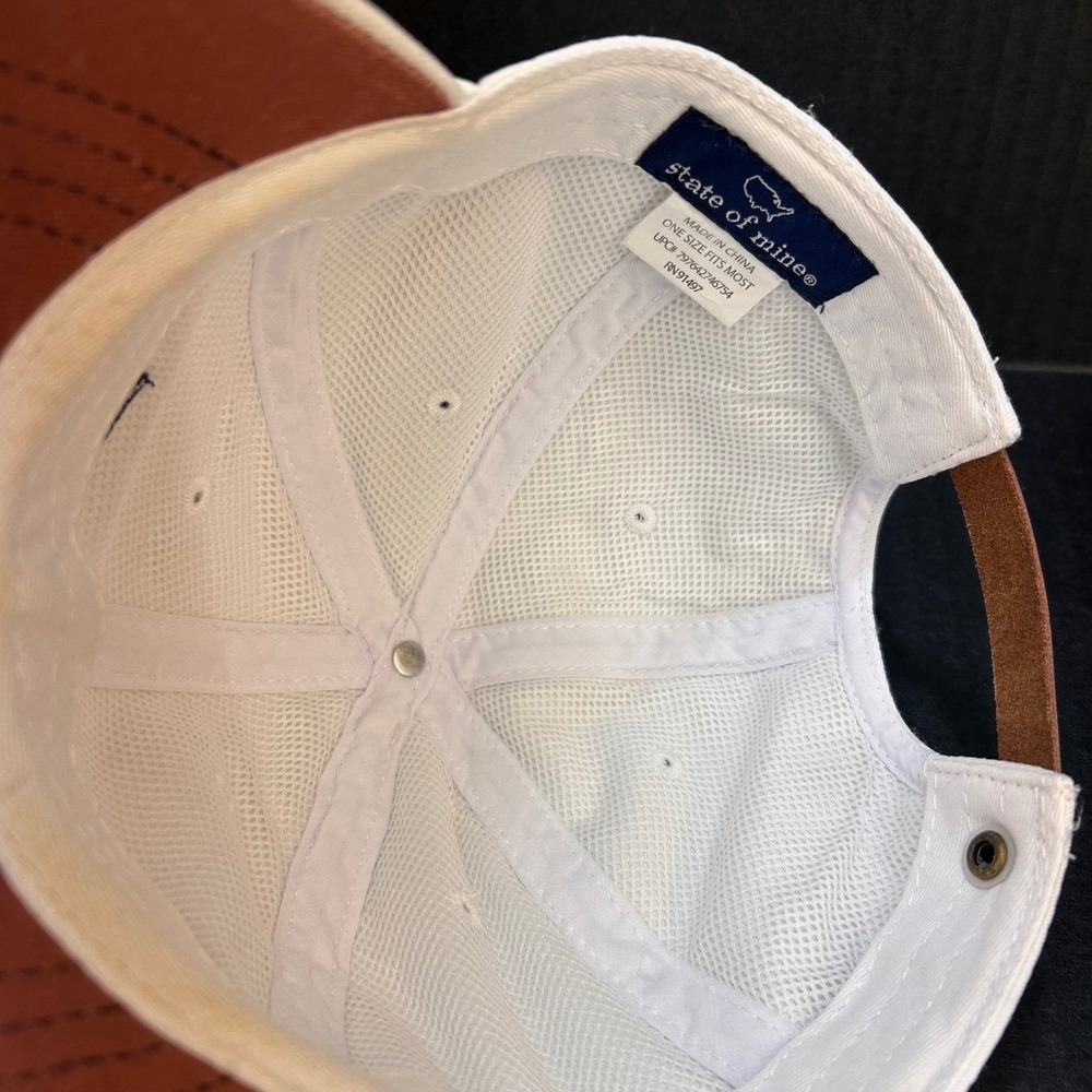 Arkansas Home State Silhouette Mens White State of Mine Hat Baseball Cap OSFM - Picture 13 of 15